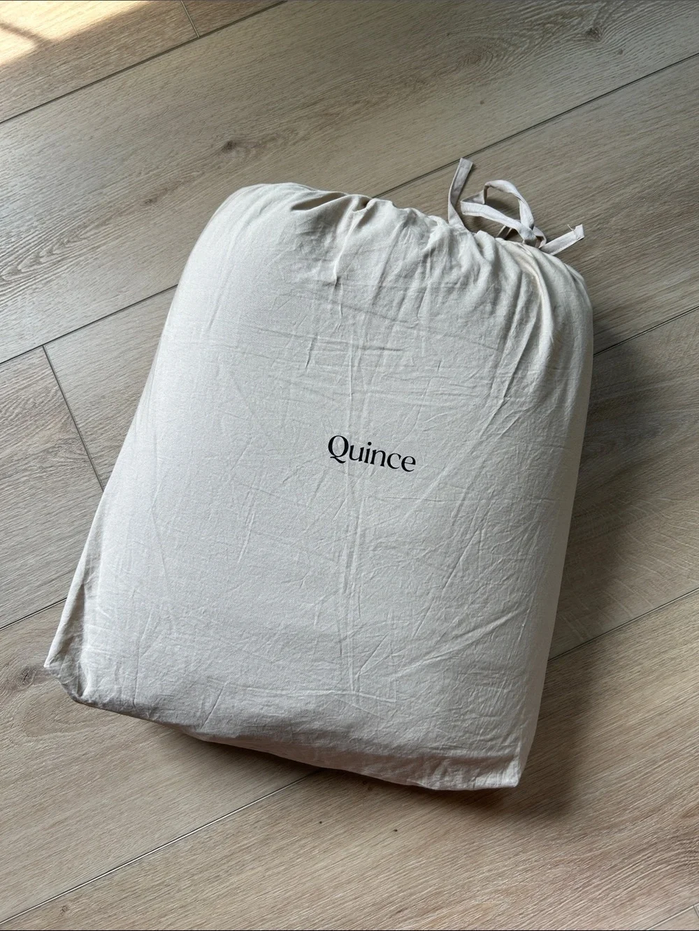 Quince King Sand Organic Lux Honeycomb Organic Duvet cover